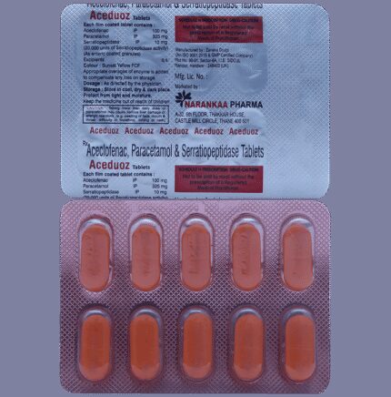 Aceduoz 100mg/325mg/10mg Tablet