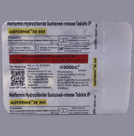 Aidformin SR 500 Tablet
