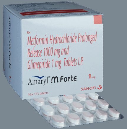 Amaryl M Forte 1mg Tablet PR
