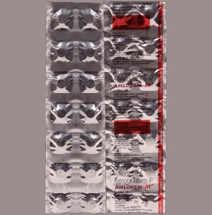 Amlokem AT 5 mg/50 mg Tablet