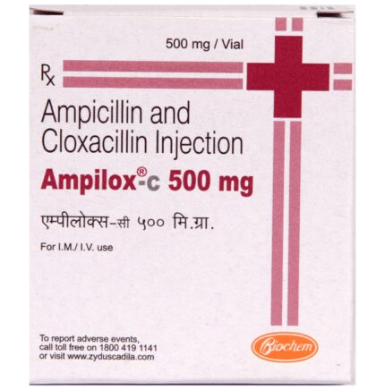Ampilox C 500 mg/500 mg Injection