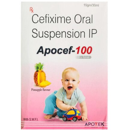 Apocef 100 Dry Syrup Pineapple