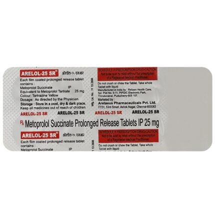 Arelol 25mg Tablet SR