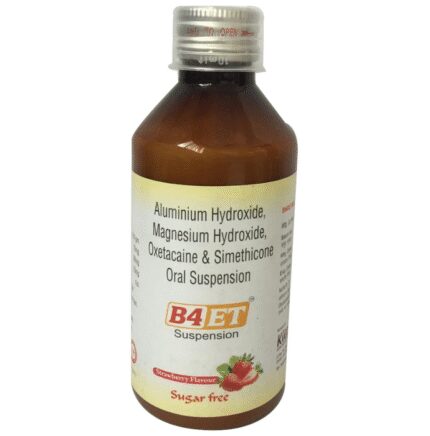 B4ET Oral Suspension Strawberry Sugar Free
