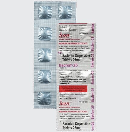 Bacfen 25 Tablet DT