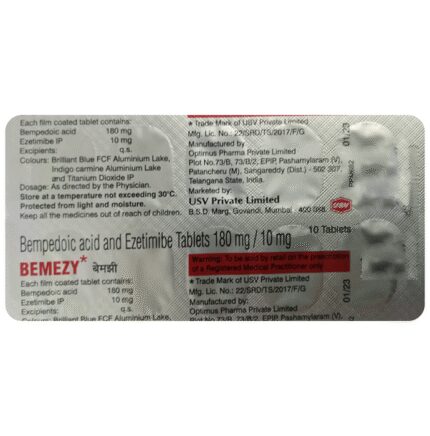 Bemezy 180mg/10mg Tablet