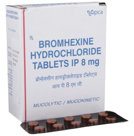 Bromhexine Hydrochloride 8mg Tablet